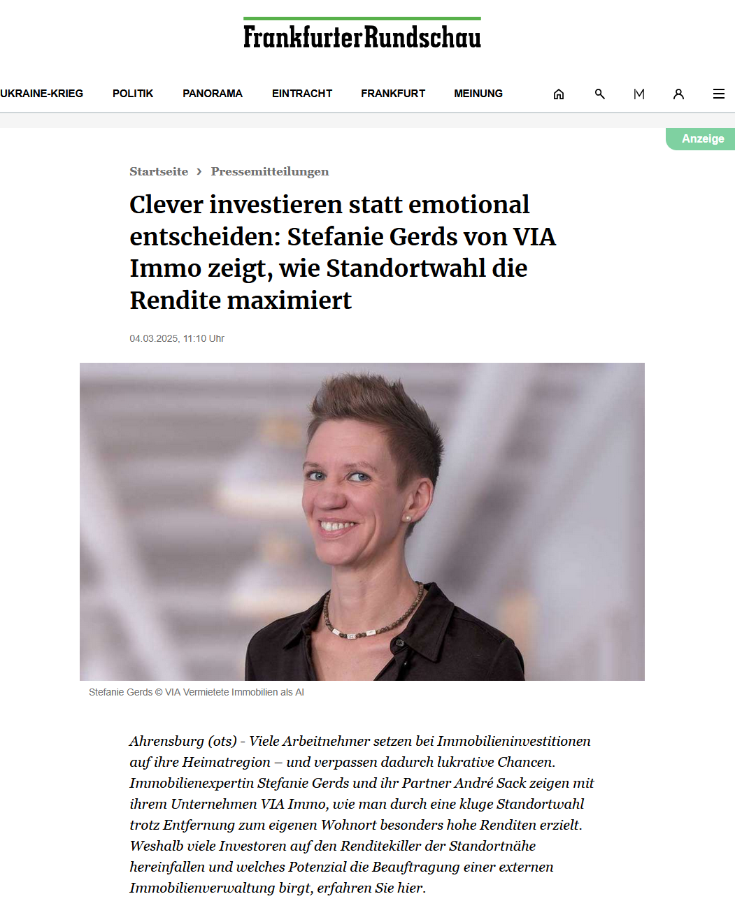 Frankfurter Rundschau 04.03.2025
